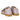 Sandalette mit Glitzerschleife und Klettverschluss