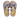 Sandalette mit Glitzerschleife und Klettverschluss