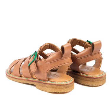 Sandale mit kontrastierenden Details