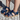 Angulus Colourblock Sandale mit Klettverschluss