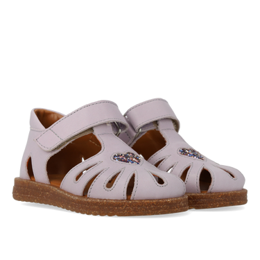 Einsteiger-sandale mit funkelndem Glitzerherz