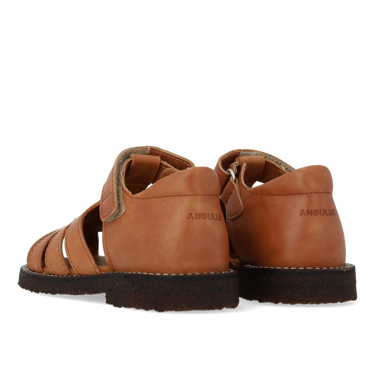 Leder-Sandale mit Stern-Detail