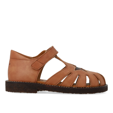 Leder-Sandale mit Stern-Detail