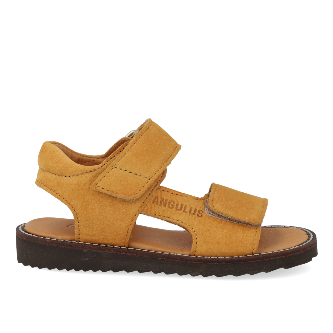 Sandalette mit offener Zehenpartie und doppeltem Klettverschluss
