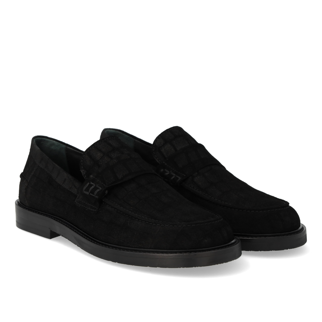 Klassischer Pennyloafer mit Weite Passform
