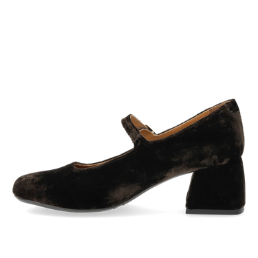 Mary Jane aus weichem Veloursleder