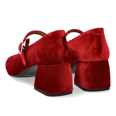 Mary Jane aus weichem Veloursleder