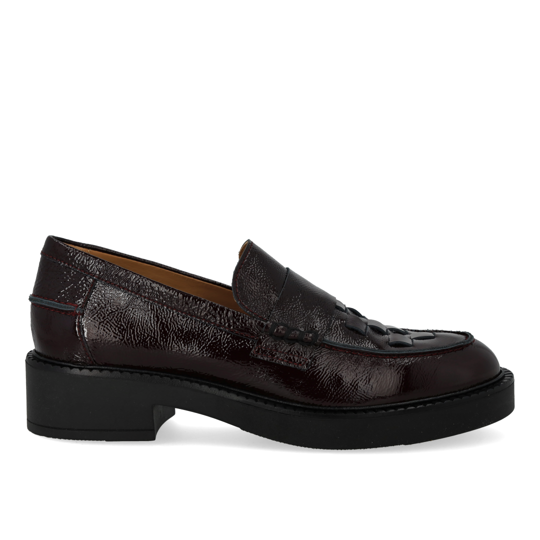 Loafer mit Flechtdetail