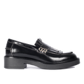 Chunky Penny-Loafer mit Fransen