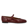 Mary Jane Ballerina mit moderater quadratischer Schuhspitze