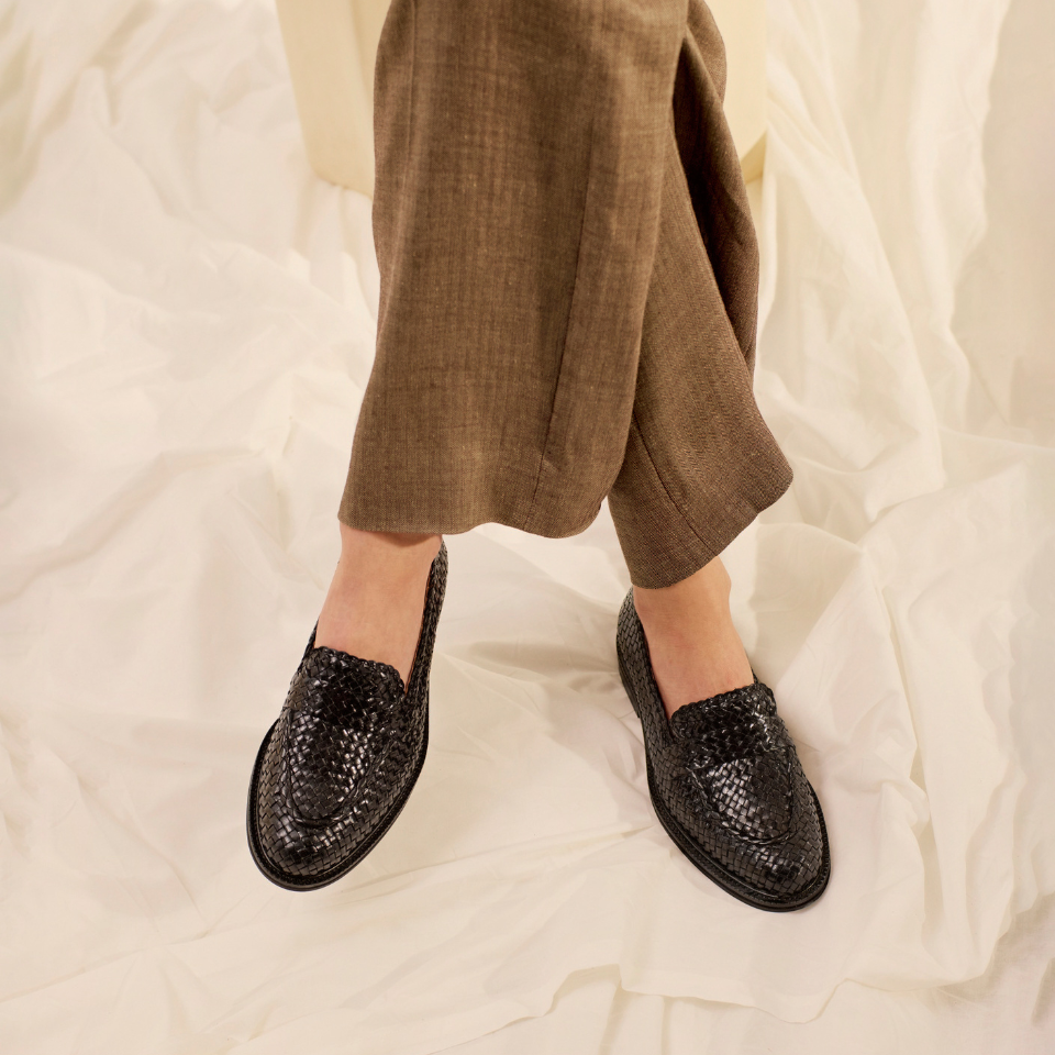 Handgeflochtener Pennyloafer