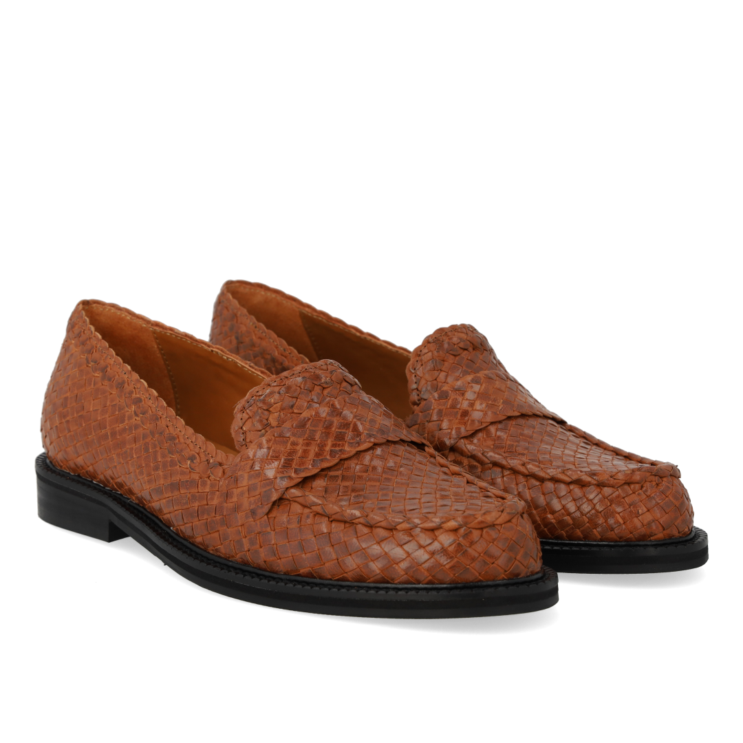 Handgeflochtener Pennyloafer