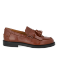 Breiter Loafer mit Fransen und Quastendetail