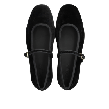 Mary Jane Ballerina aus weichem Veloursleder