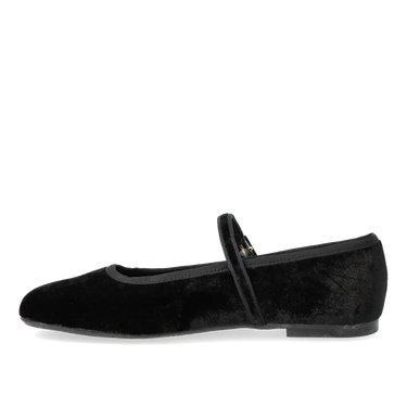 Mary Jane Ballerina aus weichem Veloursleder