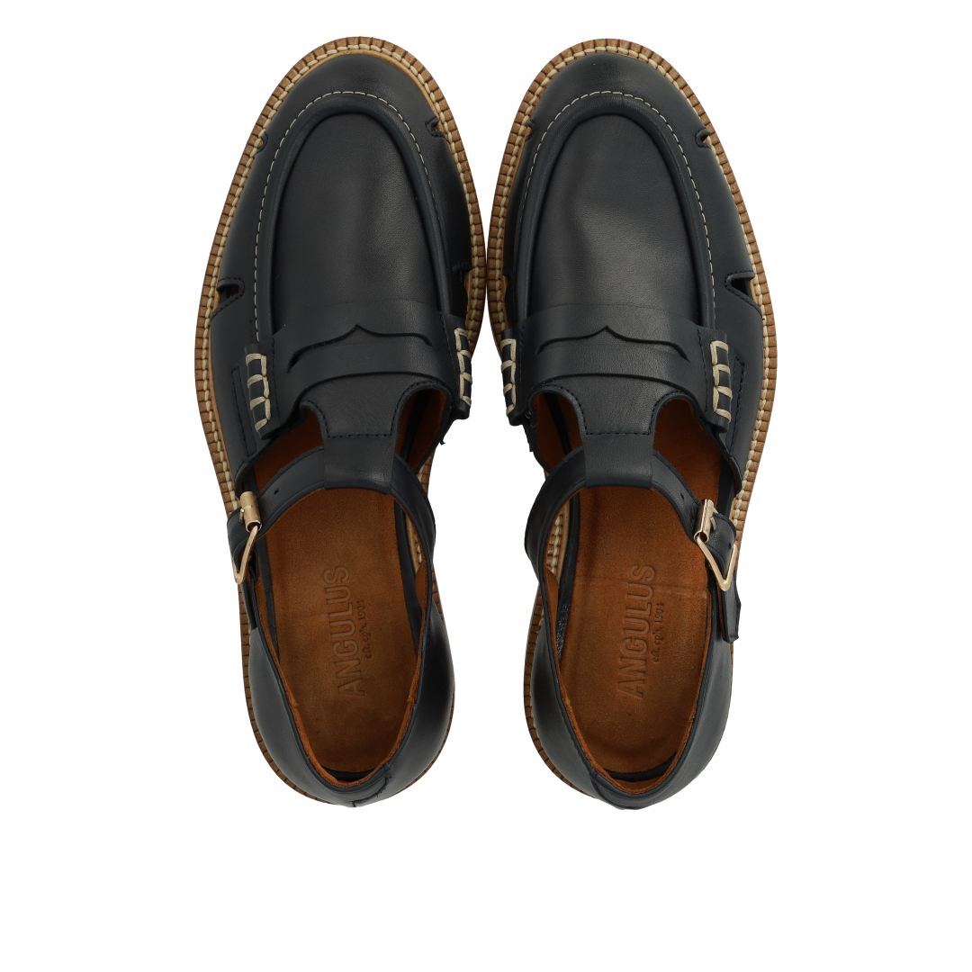 ANGULUS 1735-101 Penny loafer - BLUE