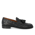 Geflochtener Loafer mit Quasten-Details