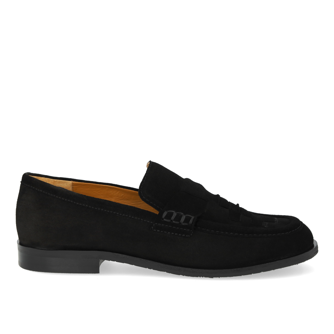 Loafer mit Flechtdetail