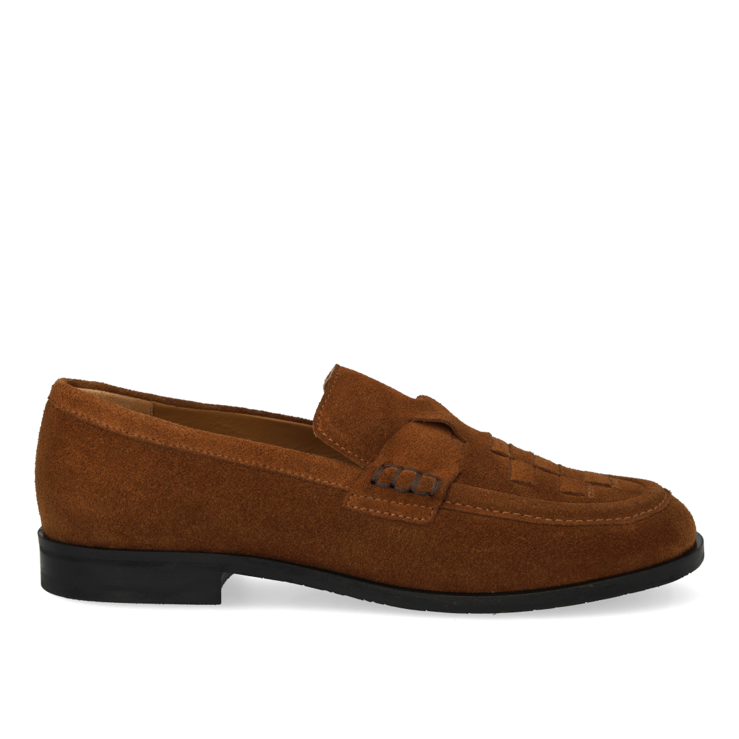 Loafer mit Flechtdetail