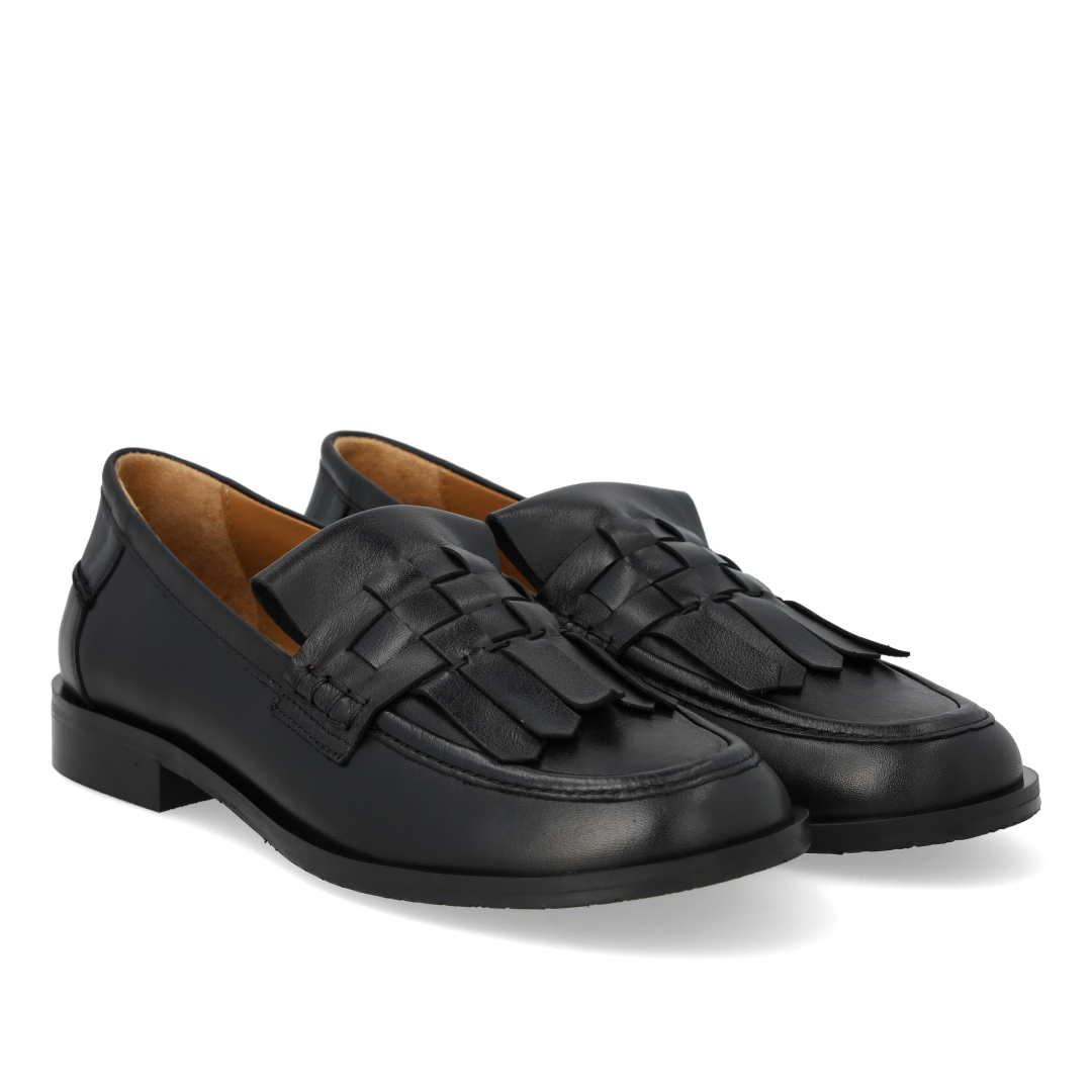 Loafer mit Flechtdetail