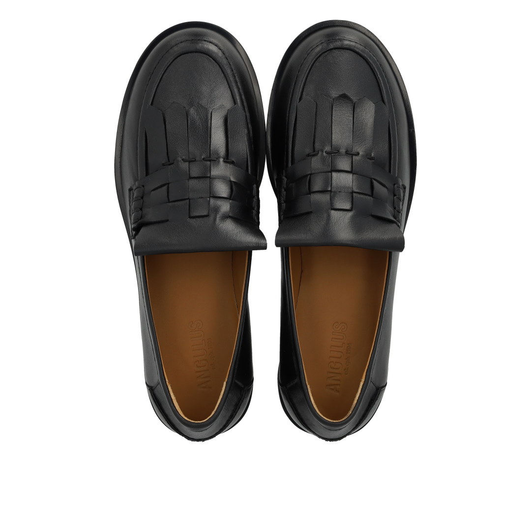 Loafer mit Flechtdetail