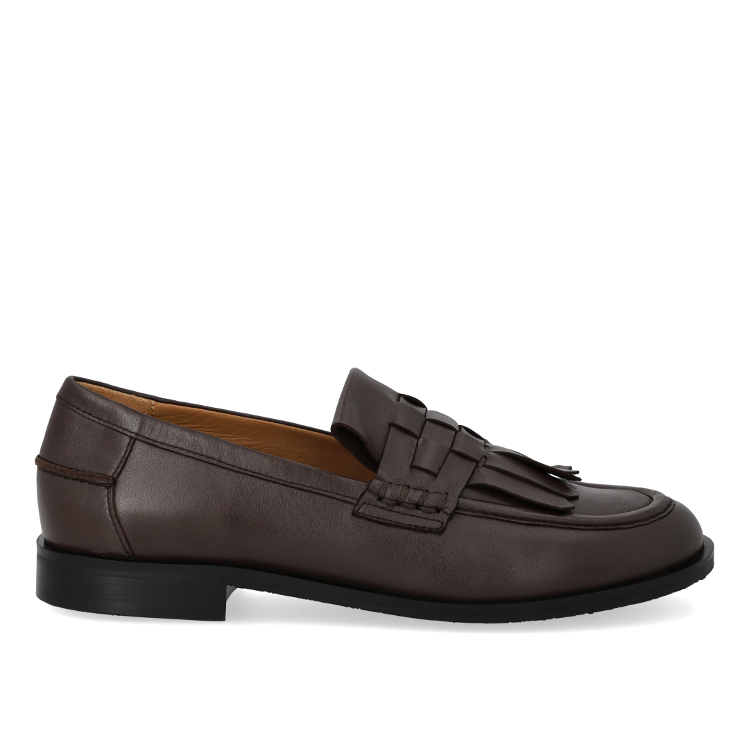 Loafer mit Flechtdetail