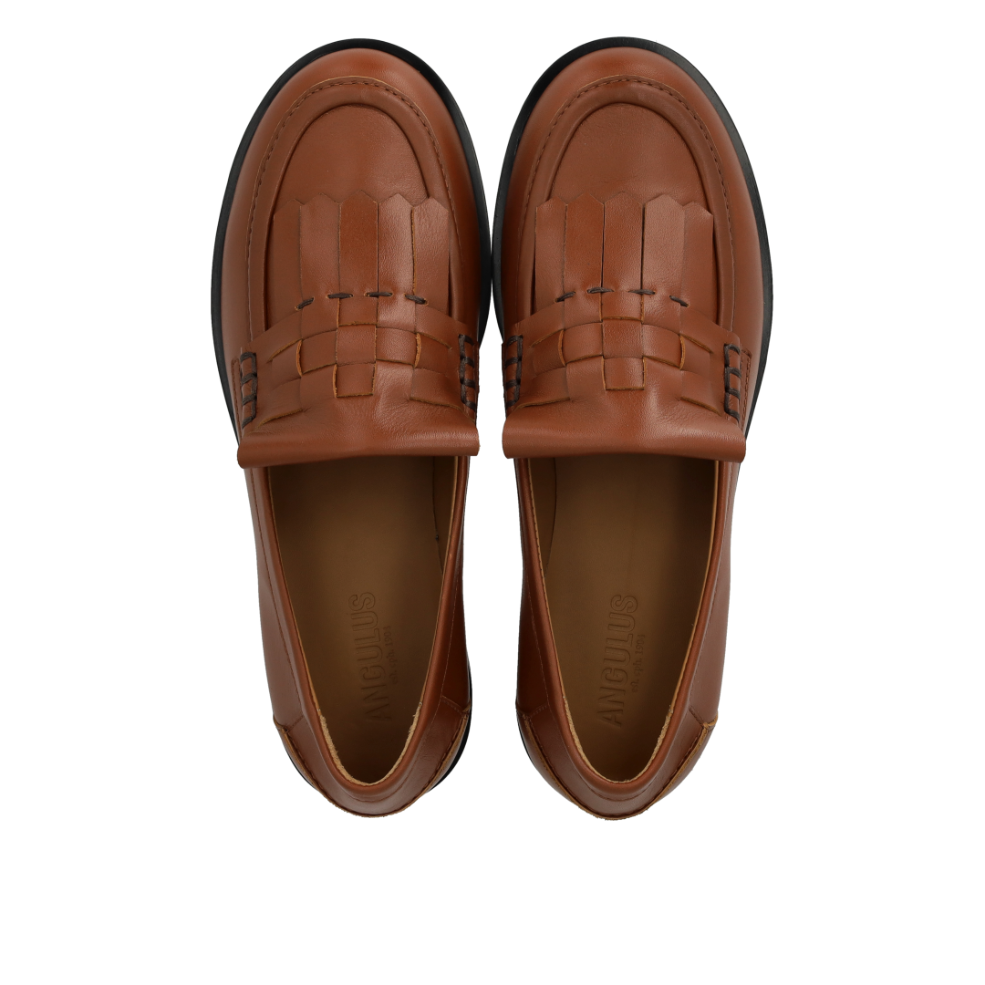 Loafer mit Flechtdetail