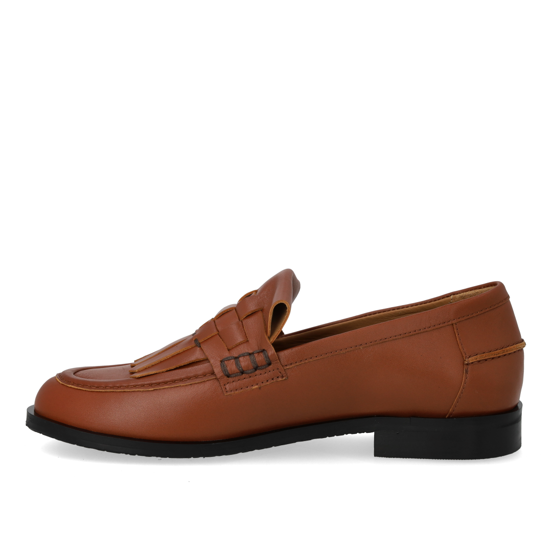 Loafer mit Flechtdetail