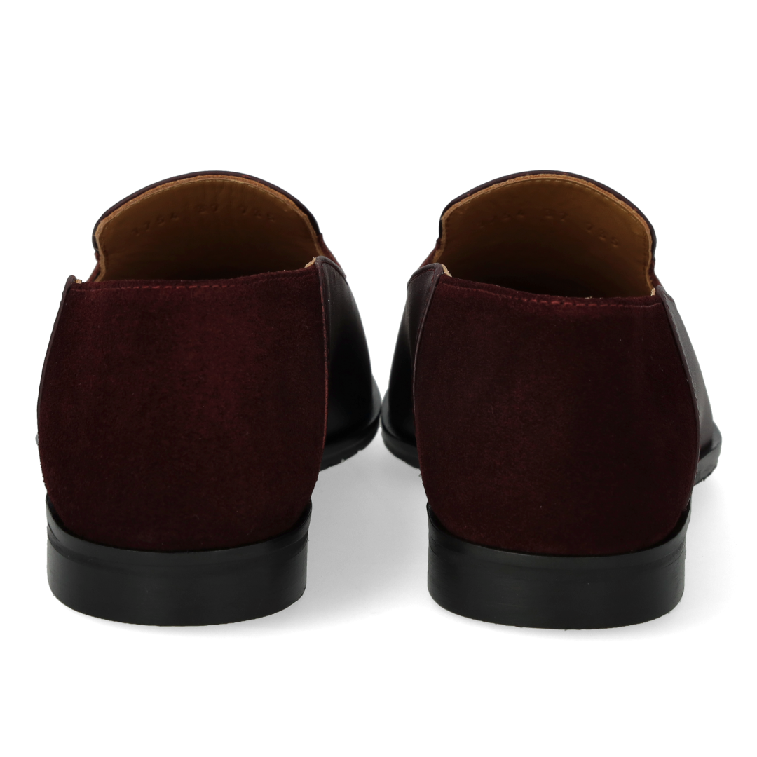 Loafer mit Veloursdetail