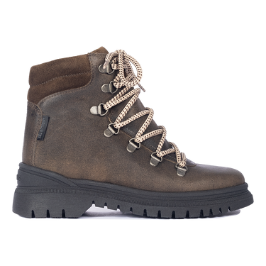 TEX-Schnürstiefel mit Reißverschluss