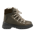 TEX-Schnürstiefel mit Reißverschluss und Wollfutter