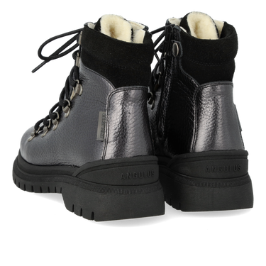 TEX-Schnürstiefel mit Reißverschluss