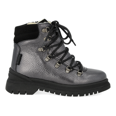 TEX-Schnürstiefel mit Reißverschluss