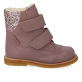 TEX-Stiefel mit Glitzer und Klettverschluss