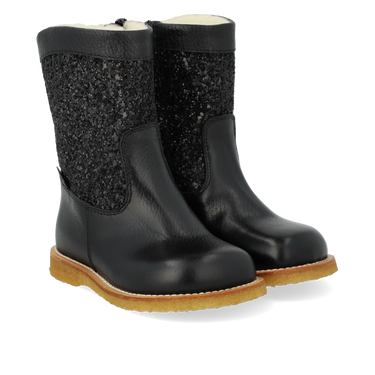TEX-Stiefel mit Glitzer und Reißverschluss