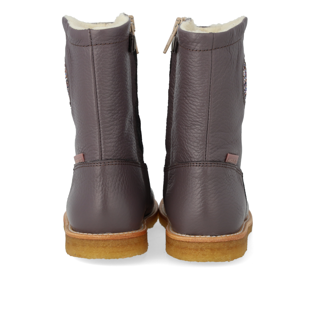 TEX-Stiefel mit Herz und Reißverschluss