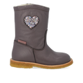 TEX-Stiefel mit Herz und Reißverschluss