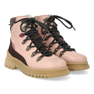 TEX-Schnürstiefel im Farbblock-Design