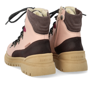 TEX-Schnürstiefel im Farbblock-Design