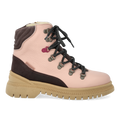 Colourblock TEX-Schnürstiefel mit kontrastfarbener Öse