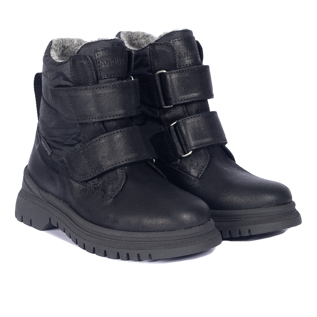 TEX-Stiefel mit Logoband und Klettverschluss