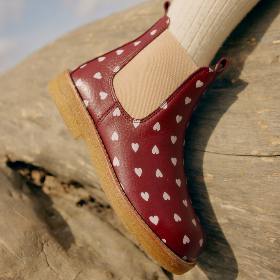 Chelsea-Stiefel mit Print