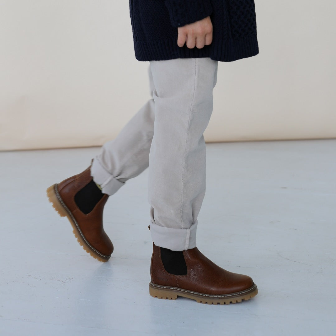 Klobige Chelsea-Stiefel