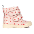 TEX-Lederstiefel mit Merinowollfutter und Herzprint