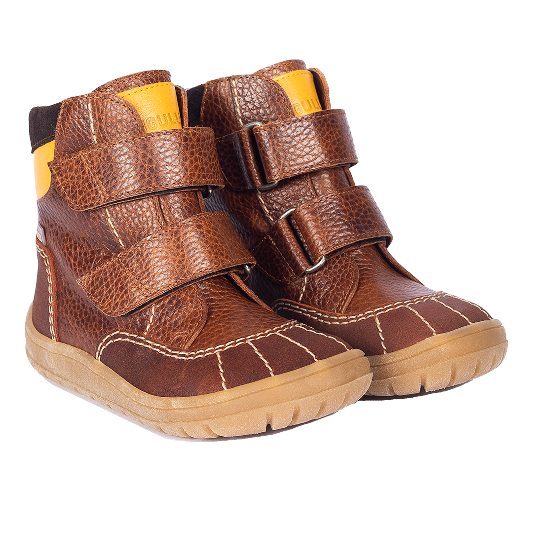 TEX-Stiefel mit dekorativen Kontrastnähten