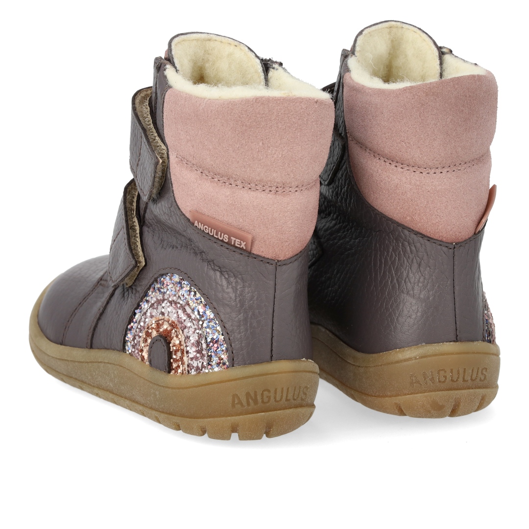 TEX-Stiefel mit funkelndem Glitzerregenbogen