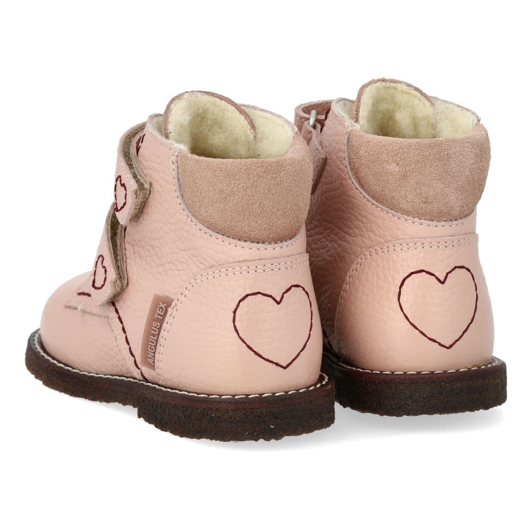 Einsteiger TEX-Stiefel mit Herzstickerei