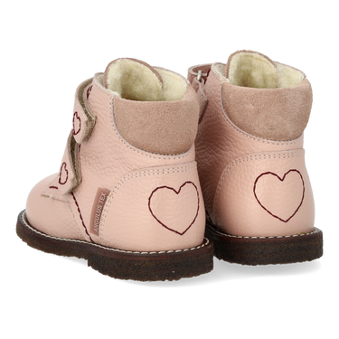 Lauflernschuh TEX-Stiefel mit Herzchen-Stickerei