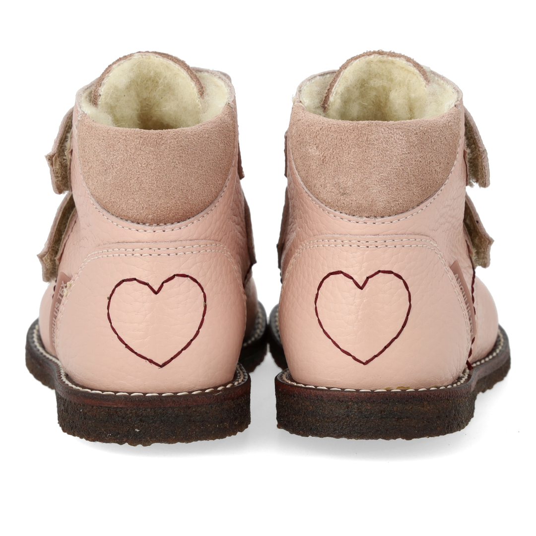 Einsteiger TEX-Stiefel mit Herzstickerei