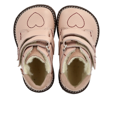 Lauflernschuh TEX-Stiefel mit Herzchen-Stickerei